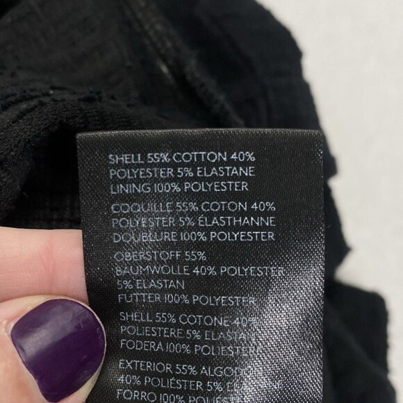 MAEVE Women Sera Pleated Top Size M Black Sleeveless Casual Office Neutral 10-5 - Picture 9 of 9